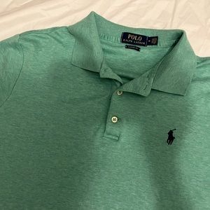 Polo Ralph Lauren Men’s Medium Heather Teal Classic Fit Polo